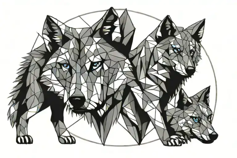 Wolf Blue Eyes Protector