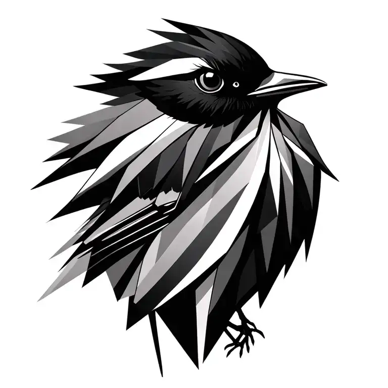 Abstract Geometric Robin Bird