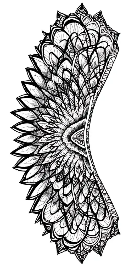 Cover Up Mandala Psychedelic Patterns Incorporated Within