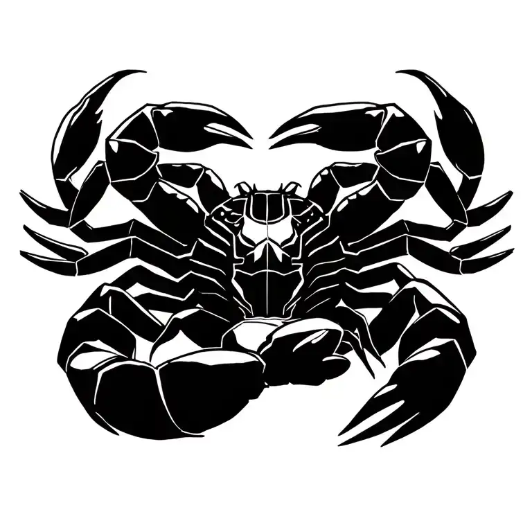 Scorpion Holding A Touch Of Thrush