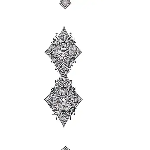 Coverup Geometric Mandela Sleeve