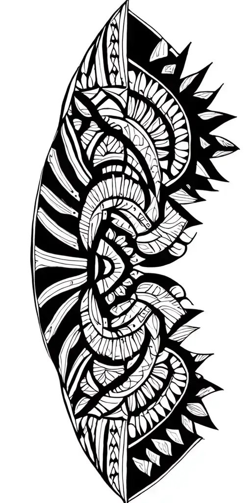 Coverup Geometric Mandela Design