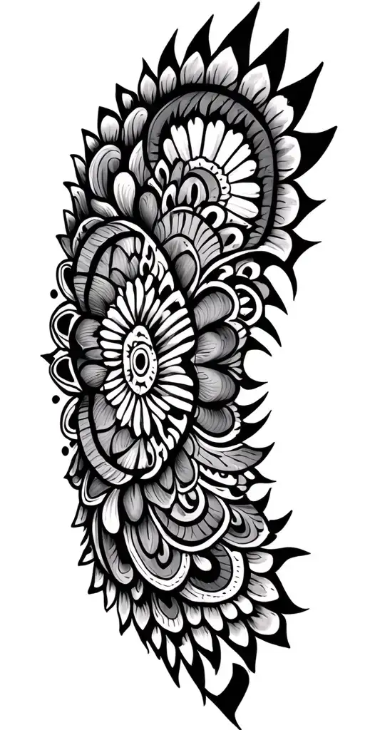 Coverup Mandala Psychedelic Patterns