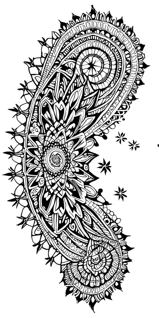 Coverup Mandala Patterns Psychedelic Elements Like Stars