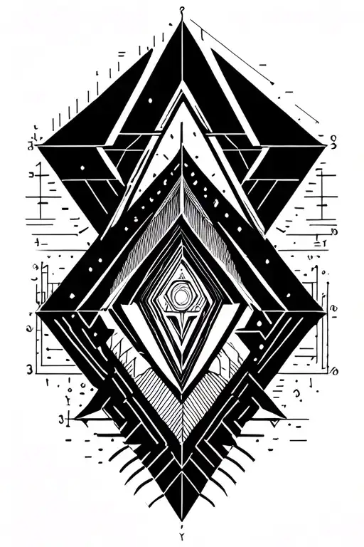 Abstract Triangles And Math