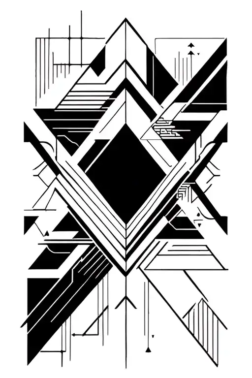 Abstract Triangles And Math