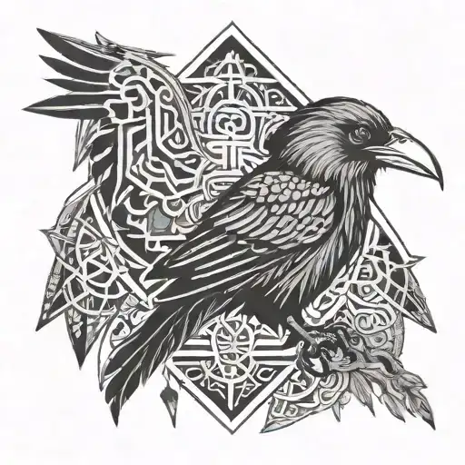 Viking Raven Runes