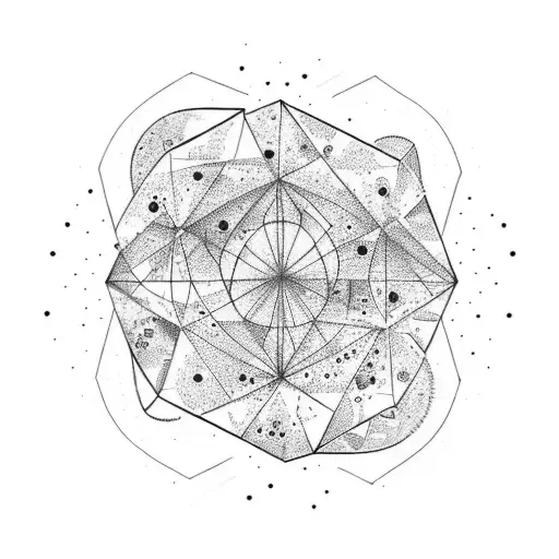 Galaxy Filled With Mathematical Equations