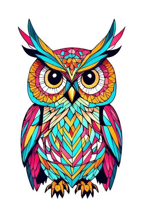 Colourful Owl