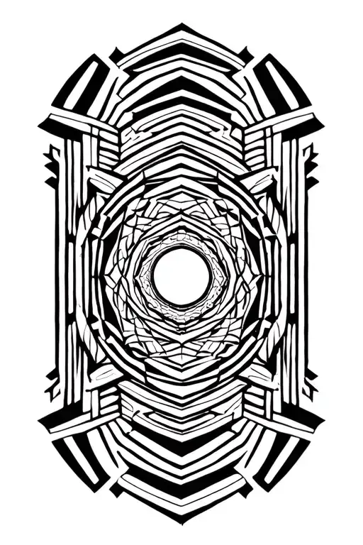 Geometrically Scetchstyle Dotart