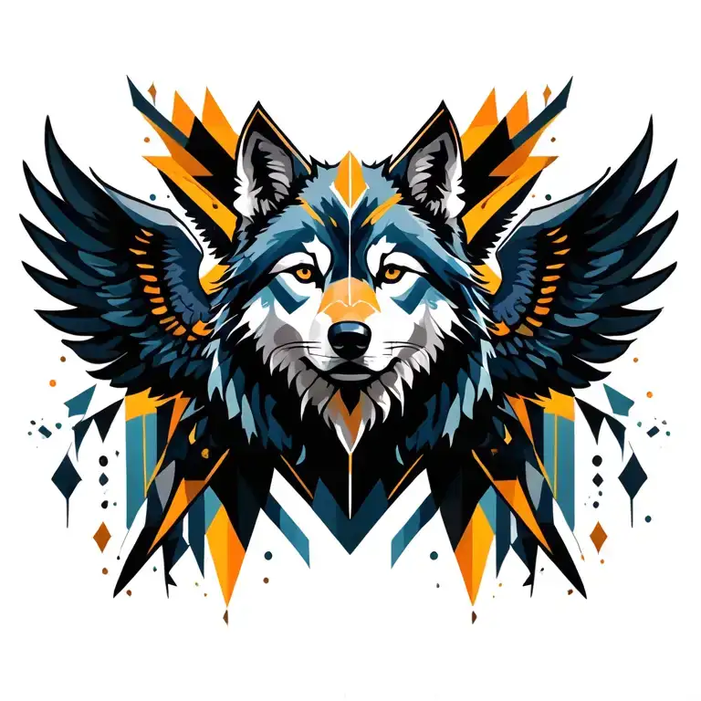 Meaningful Wolf Warrior Angel