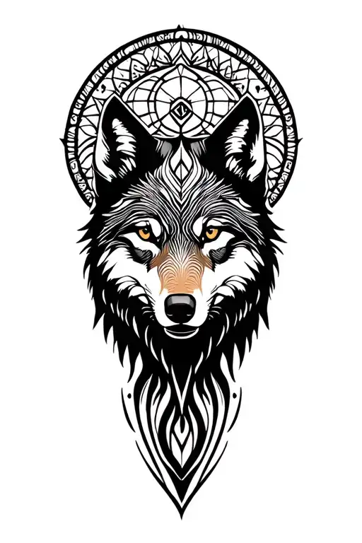 Mandala Wolf