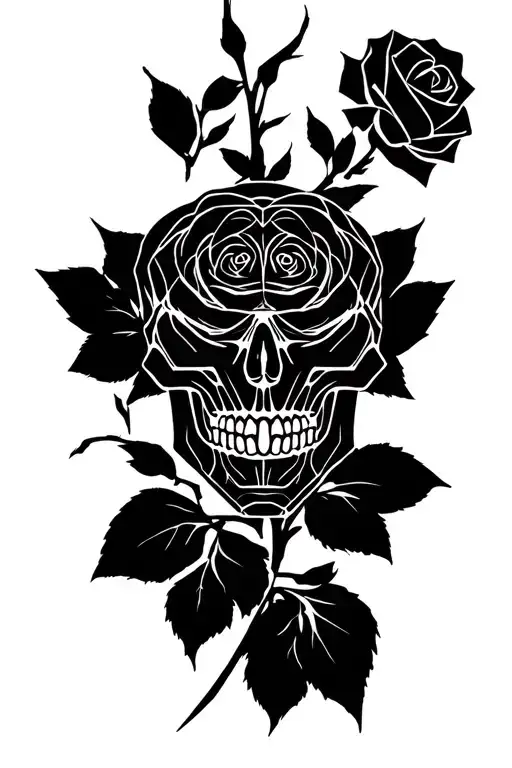 Skull And Roses