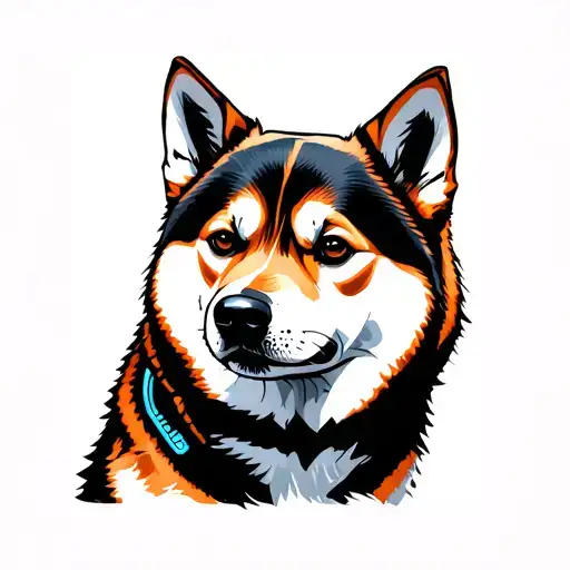 Cyberpunk Shiba Inu