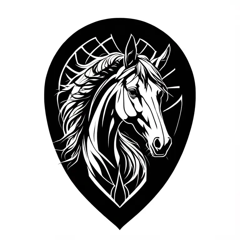 Mustang Horse Symbol