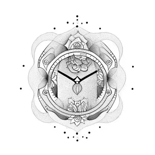 Hourglass Floral With Knife