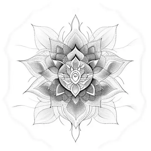 Lotus Flower Pink And Purple