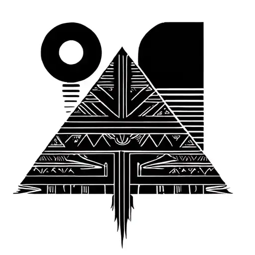 Piramids And Pharaoh Gerogliphic