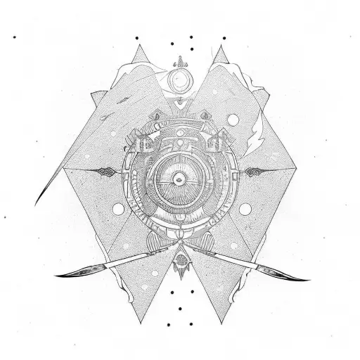 Long Sword With Solar System