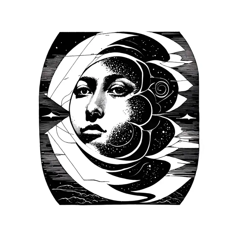 Lua E Mar Luz De La Luna