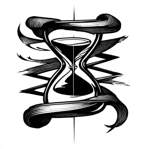 One Life One Chance Hourglass Wrapped