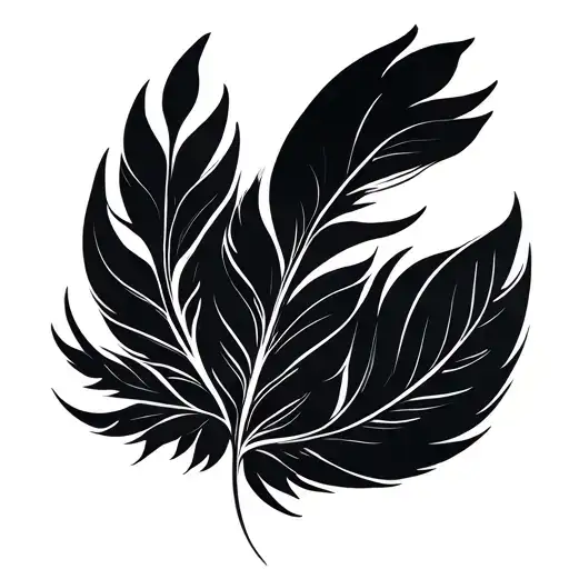 Swan Feathers Elegant