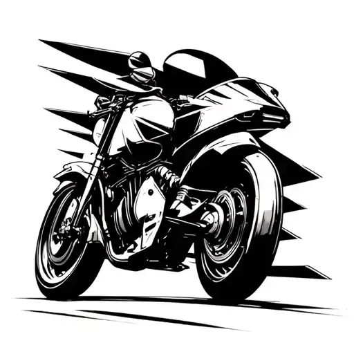 Cancer Zodiac Sign Surrounded By Motorcycle Speeding