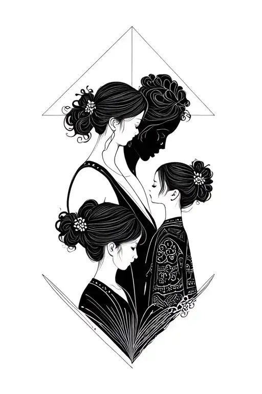 Mother And These 3 Children