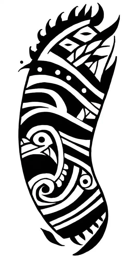 Taino Tribal Sleeve
