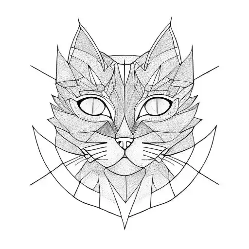 Cat Head Front Facing