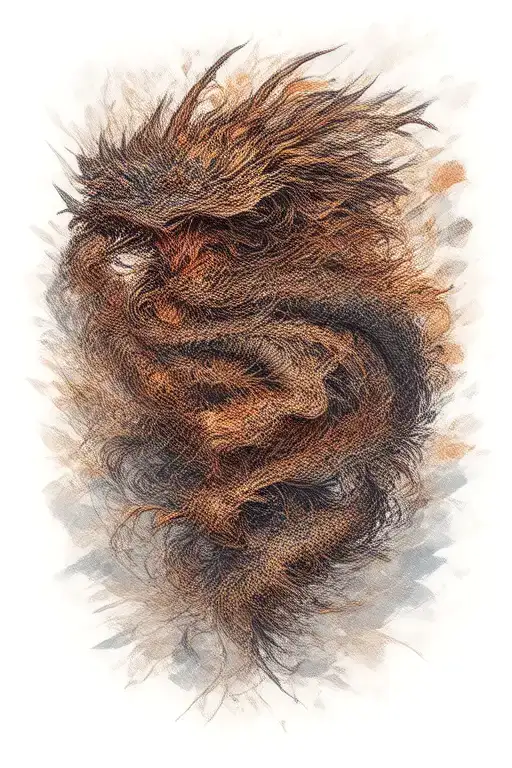 Raven Lilies Japanese Dragon Wrapped