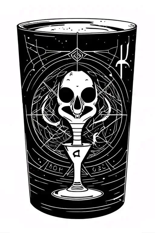 Cancer Zodiac Sign Sexy Man The Thin Body Drinks Alcohol