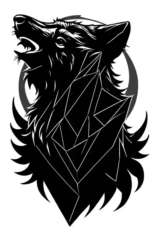 Wolf Howling At The Moon