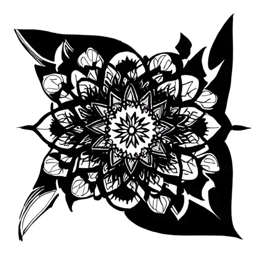 Mandala Design Incorporating Elements