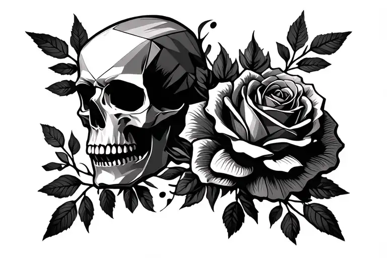 Skull And Roses