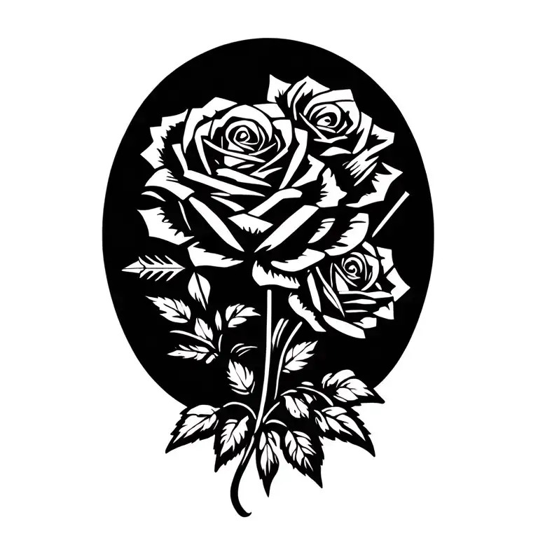 Roses And Arrow