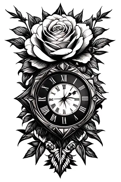 Clock Roses