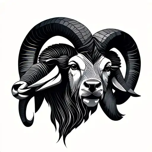 Aries Head Tattoo idea