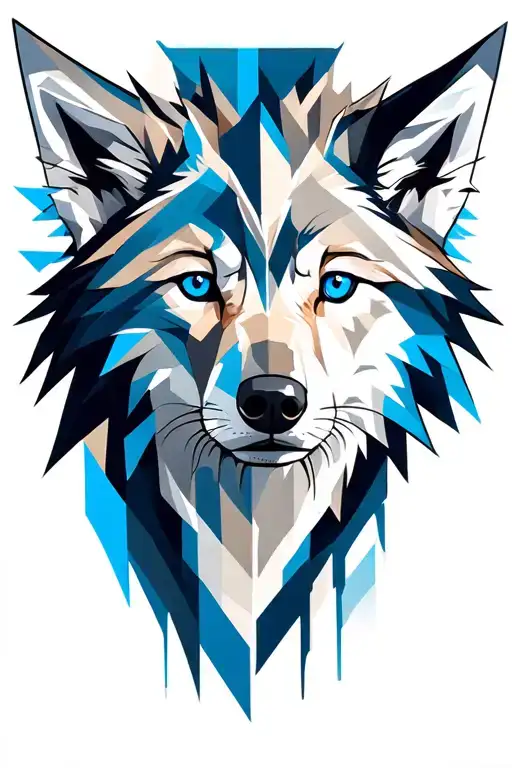 Wolf Blue Eyes