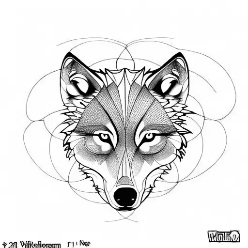 Wolf Fibonacci Spiral