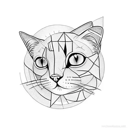 Cat With Letters A C V D S