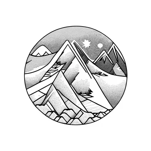 Mountain Landscape And Music