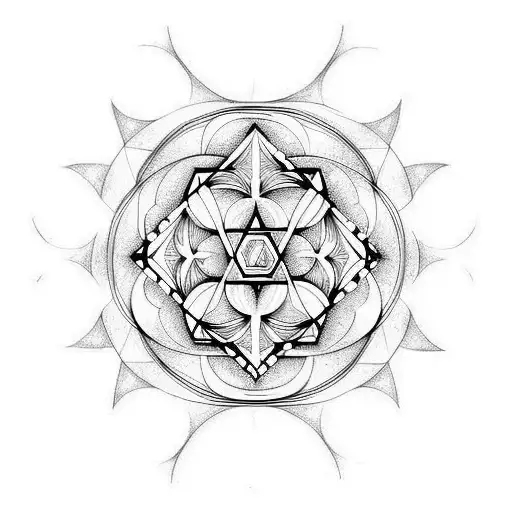 Sacred Geometry Henna