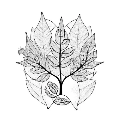 Olive Branch With Cat In One Of The Leaves