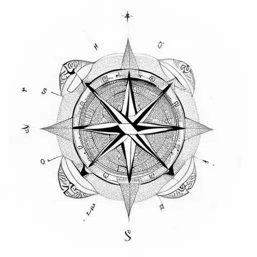 Oudoors Around A Compass