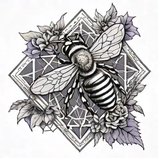 Queen Bee And Lavender