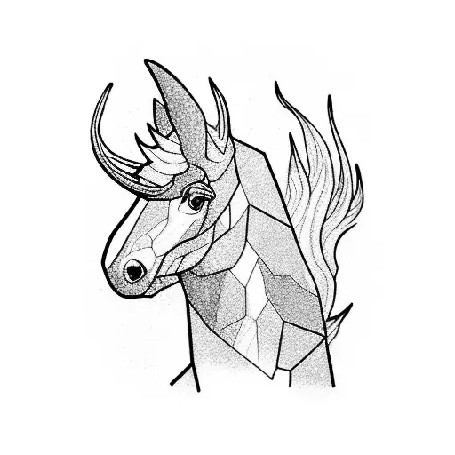 A Patronus Animal In Silhouette