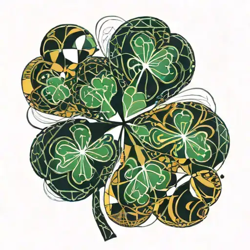 Four Leaf Clover In Color