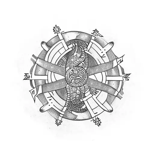 Vegvisir Inside Eternal Snake