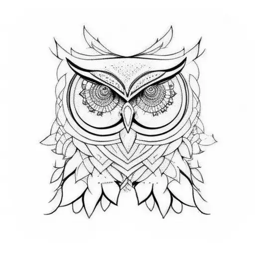 Colour Athenian Owl